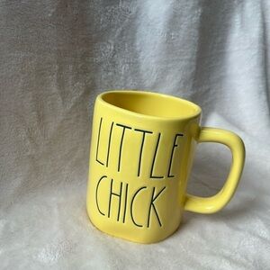 Rae Dunn Little Chick Easter Holiday Coffee Mug. NWT. Solid Yellow.